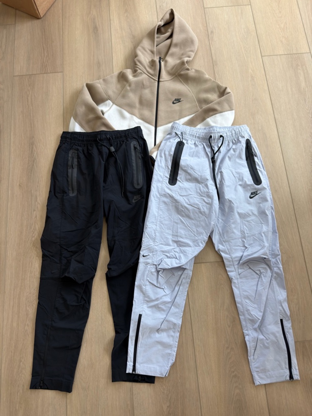 Lot of 2 Nike Tech woven pants with a bonus!